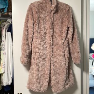 Gorgeous faux fur Cabi coat